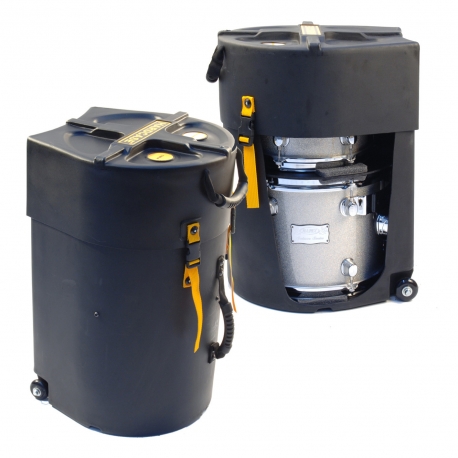 ETUI HARDCASE DOUBLE TOMS 12 + 13" NOIR