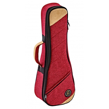 ETUI LEGER ORTEGA UKULELE SOPRANO ROUGE