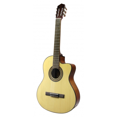 GUITARE ALMERA 4/4 AL100CE NAT BRILLANT