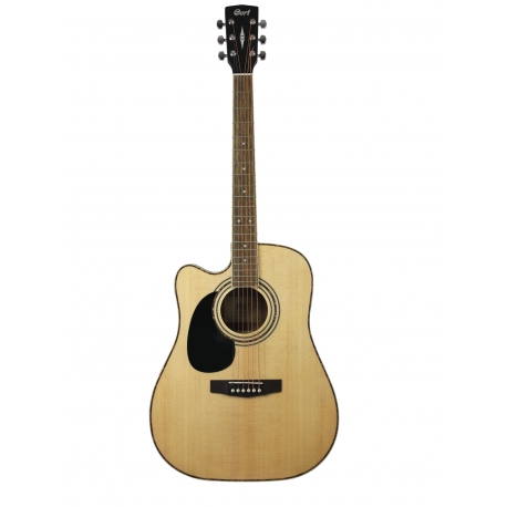 GUITARE CORT AD880CE NATUREL SAT GAUCHER