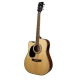 GUITARE CORT AD880CE NATUREL SAT GAUCHER