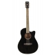 GUITARE CORT MJ-ME DX ACAJOU, NOIR BRILL