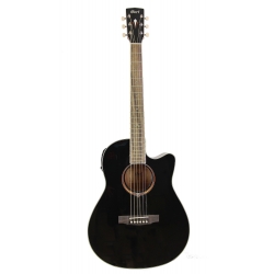 GUITARE CORT MJ-ME DX ACAJOU, NOIR BRILL