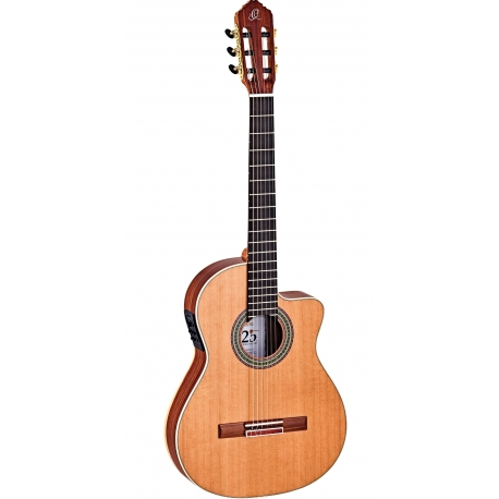 GUITARE ORTEGA RCE409SN-25TH CEDRE