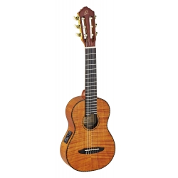 GUITARLELE ORTEGA ACAJOU FLAMME EQ