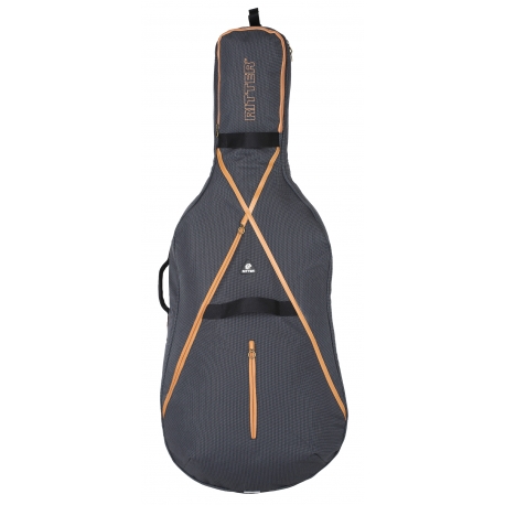 HOUSSE CELLO 1/4 GRIS FONCE