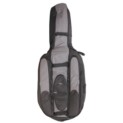 HOUSSE CONTREBASSE 3/4 BLACK BRUSHED STE