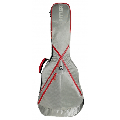 HOUSSE RITTER CLASSIQUE 4/4 GRIS & ROUGE