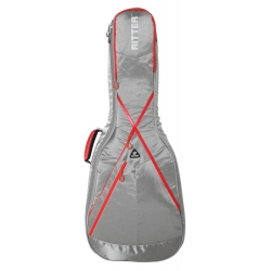 HOUSSE RITTER DREADNOUGHT GRIS & ROUGE