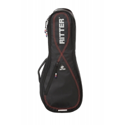 HOUSSE RITTER UKULELE TENOR NOIR & ROUGE