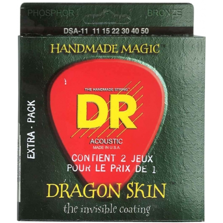 JEU ACOUSTIQUE DR DRAGON SKIN 11-50 PACK