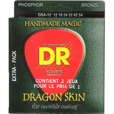 JEU ACOUSTIQUE DR DRAGON SKIN 12-54 PACK