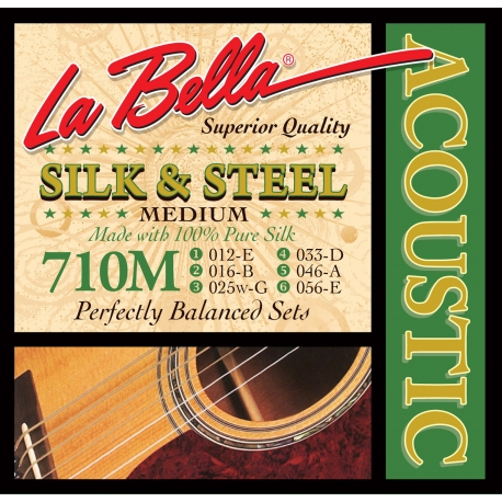 JEU ACOUSTIQUE LA BELLA SILK MEDIUM