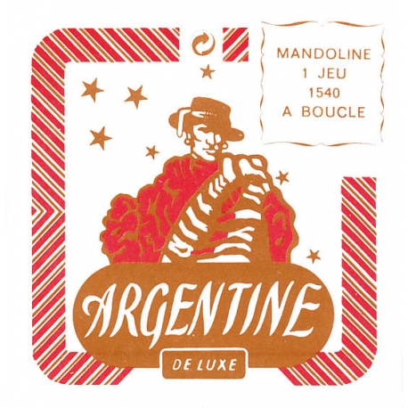 JEU ARGENTINE MANDOLINE