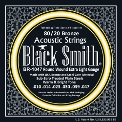 JEU BLACK SMITH ACOUSTIQUE BRONZE 10-47