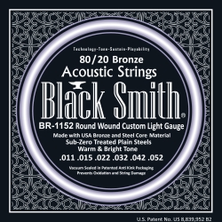 JEU BLACK SMITH ACOUSTIQUE BRONZE 11-52