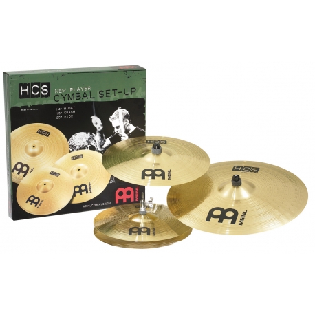 JEU MEINL 3 CYMBALES 14/16/20" HCS