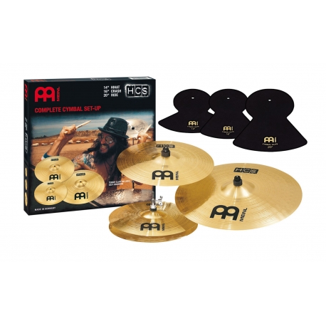 JEU MEINL 3 CYMBALES 14/16/20" HCS+MCM