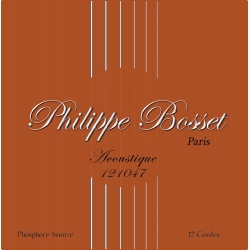JEU P.BOSSET ACOUSTIQUE 12 CORDES 10-47