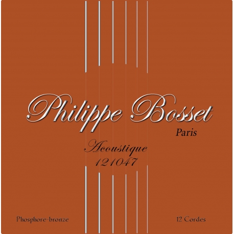 JEU P.BOSSET ACOUSTIQUE 12 CORDES 10-47