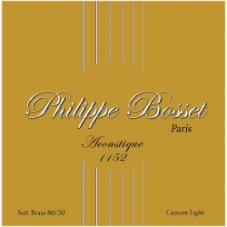JEU P.BOSSET ACOUSTIQUE SOFT BRASS 11-52