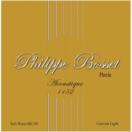 JEU P.BOSSET ACOUSTIQUE SOFT BRASS 11-52