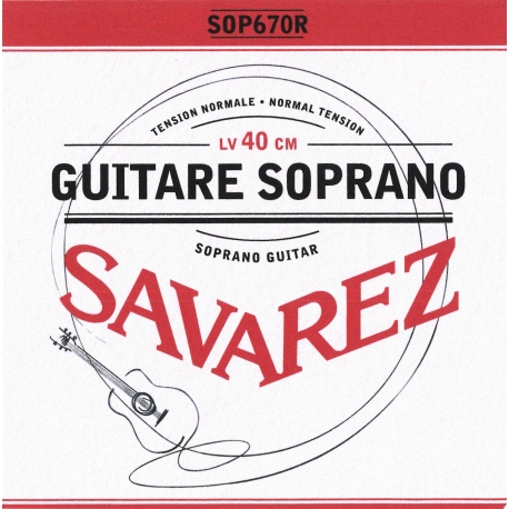 JEU SAVAREZ GUITARE SOPRANO 40 CM