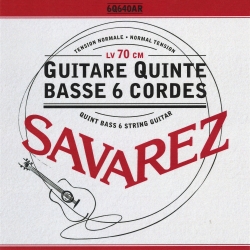 JEU SAVAREZ QUINTE BASSE 6 CORDES 70 CM
