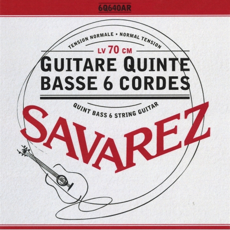 JEU SAVAREZ QUINTE BASSE 6 CORDES 70 CM