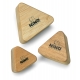 LOT 3 SHAKERS NINO BOIS TRIANGLES