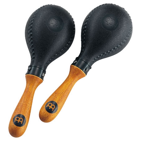 MARACAS MEINL OVALES PLASTIQUE NOIR