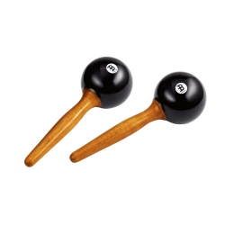 MARACAS MEINL RONDS PLASTIQUE NOIR