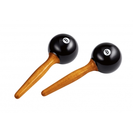 MARACAS MEINL RONDS PLASTIQUE NOIR