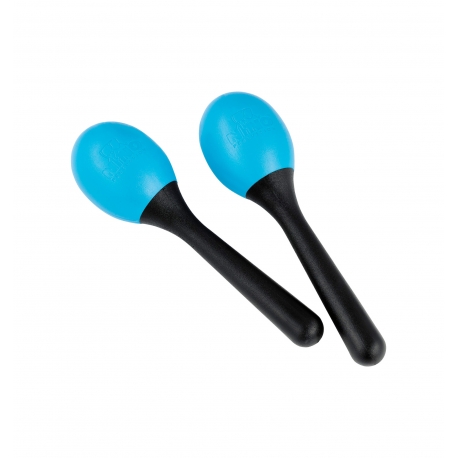 MARACAS NINO PLASTIQUE OVALES, BLEU