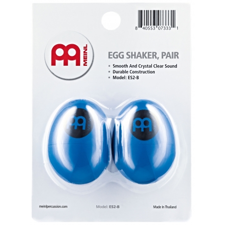 OEUF SHAKER MEINL PLASTIQUE BLEU