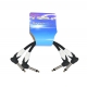 PACK 2 CABLES PATCH KIRLIN 0.15M NOIR