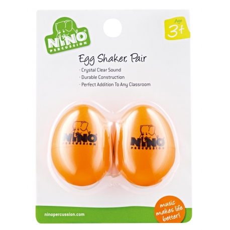 PAIRE OEUF-SHAKER NINO ORANGE