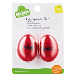 PAIRE OEUF-SHAKER NINO ROUGE