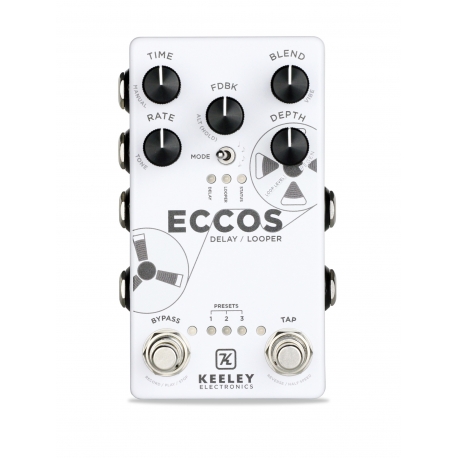 PEDALE KEELEY ECCOS DELAY LOOPER STEREO