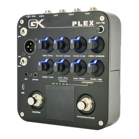 PEDALE PREAMPLI BASSE GK PLEX AVEC USB
