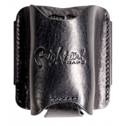 POCHETTE EMETTEUR CUIR RIGHTON NOIR
