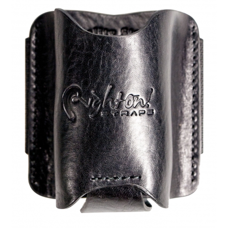 POCHETTE EMETTEUR CUIR RIGHTON NOIR