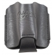 PORTE-SLIDE CUIR RIGHTON STRAPS NOIR
