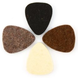 SACHET 4 MEDIATORS TIMBER TONES FELT