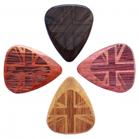 SACHET 4 MEDIATORS TIMBER TONES FLAG