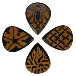SACHET 4 MEDIATORS TIMBER TONES TRIBAL