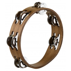 TAMBOURIN BOIS MEINL 8" BRUN CYMB LAITON
