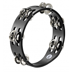 TAMBOURIN BOIS MEINL 8" NOIR CYMB ACIER