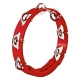 TAMBOURIN MEINL ABS ROUGE 20CM 1R CYMB