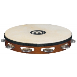 TAMBOURIN MEINL BOIS AVEC PEAU BRUN